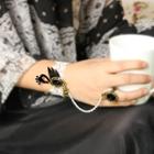 Swan Accent Bracelet With Ring