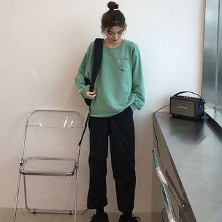 Letter Sweatshirt / Jogger Pants