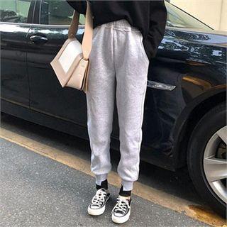 Contrast-hem Sweatpants