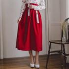 Hanbok Skirt (maxi / Red)