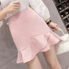 Ruffle Hem Skort