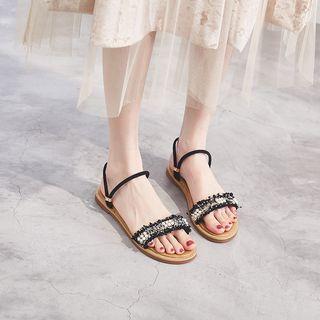 Embellished Two-way Sandals