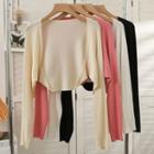 Loose-fit Knit Cape Top