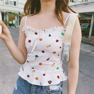Patterned Camisole Top / A-line Dress