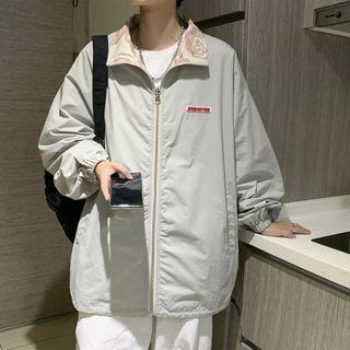 Bear Print Two-way Jacket