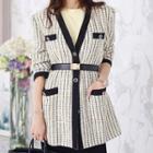 Tweed Belted Jacket