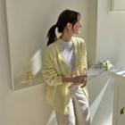 Button-up Pastel Knit Cardigan
