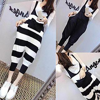 Set: Crewneck T-shirt + Harem Jumper Pants