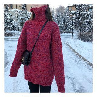 Melange Sweater / Turtleneck Sweater