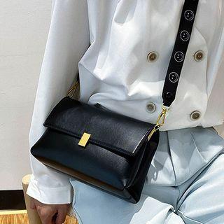 Smiley Face Print Strap Crossbody Bag