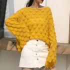 Bell-sleeve Ruffle Sweater