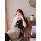 Letter Short-sleeve Cotton T-shirt