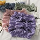Ribbon-accent Ruffled Crop Tube Top In 6 Colors