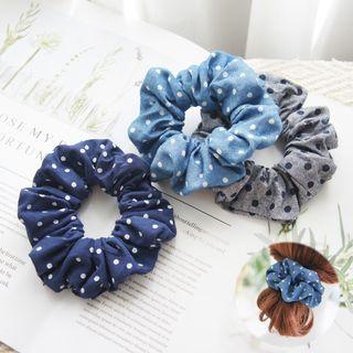 Dotted Fabric Hair Tie