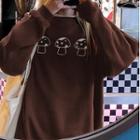 Mushroom Rhinestone Sweatshirt