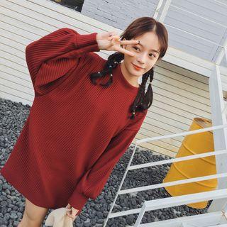 Ribbed Oversized Pullover