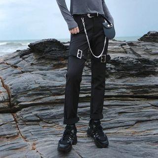 Zip Accent Slim Fit Pants
