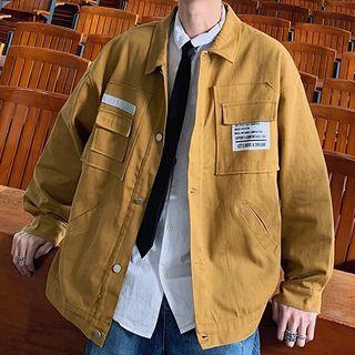 Applique Oversize Cargo Jacket