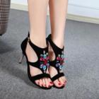 Embellished High Heel Sandals