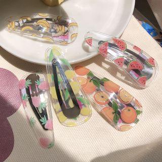 Fruit Print Hair Clip