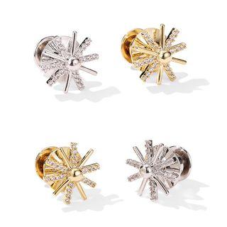 Alloy Sun Brooch