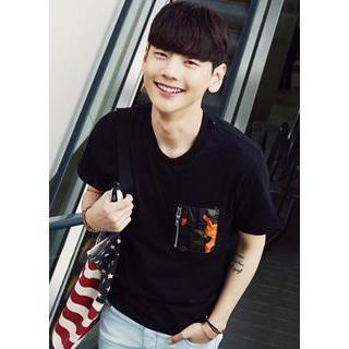 Camouflage Pocket Short-sleeve T-shirt