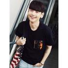 Camouflage Pocket Short-sleeve T-shirt