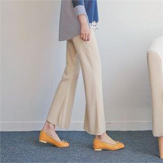 Boot-cut Knit Pants