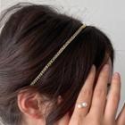 Chained Alloy Headband Gold - One Size