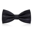 Plain Bow Tie Black - One Size