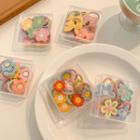 Set Of 10: Mini Flower / Butterfly Hair Tie