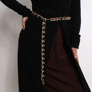 Chained Waist Belt 0547 - Gold - One Size