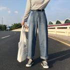 High-waist Loose-fit Denim Pants