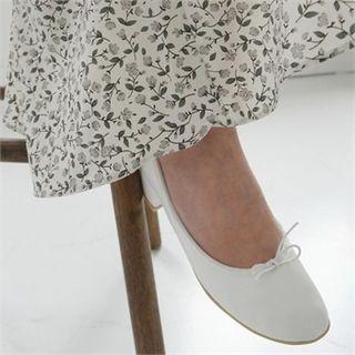 Low-heel Ballerina Pumps