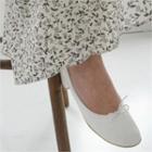 Low-heel Ballerina Pumps