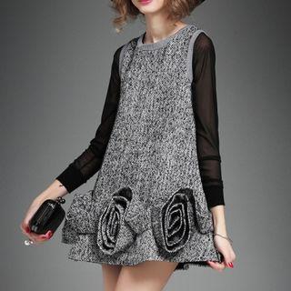 Sleeveless Flower Dress