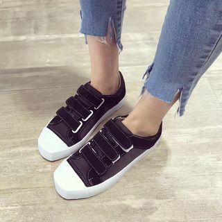Square Toe Velcro Sneakers