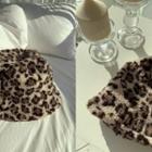 Leopard Dumble Bucket Hat Beige - One Size