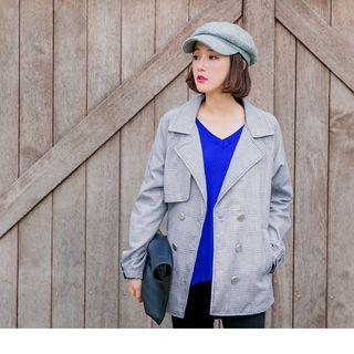Notched-lapel Double Breasted Blazer
