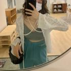 Embossed Thin Jacket 1045 - White - One Size