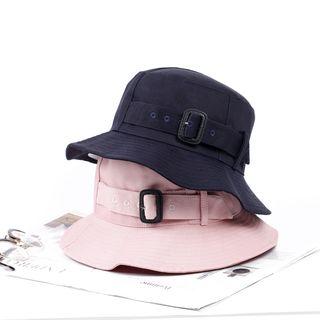 Buckled Strap Bucket Hat