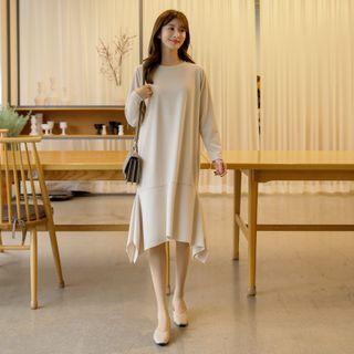 Draped Midi Mermaid Dress
