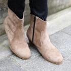 Zip-side Ankle Boots