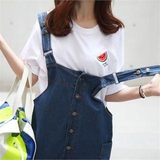Fruit Embroidered T-shirt
