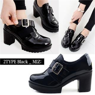 Buckled Platform Shoes