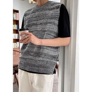 Round-neck M Lange Knit Vest