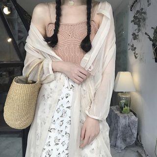 Puff-sleeve Light Jacket