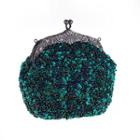 Embroidered Sequined Handbag