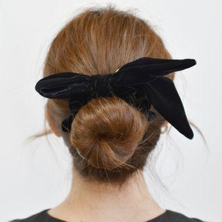 Bow Velvet Scrunchy Hair Tie (s)
