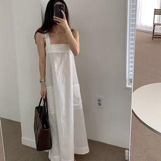 Square Neck Plain Tank Dress
